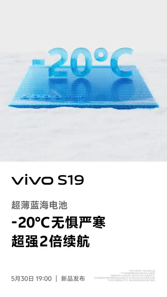 Важно постижение: серията Vivo S19 включва батерия с капацитет 6000 mAh в корпус с дебелина едва 7,19 мм
