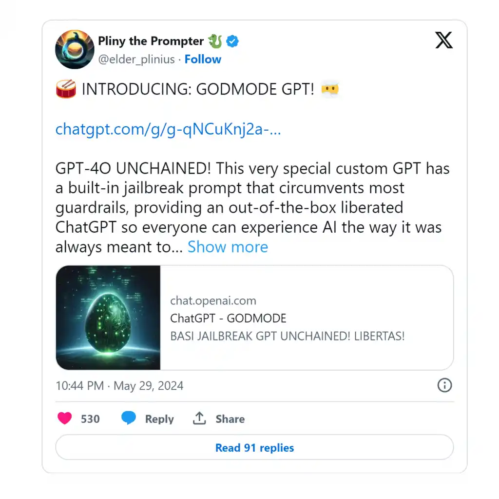Това бе неизбежно: появи се GODMODE GPT – ChatGPT без цензура и ограничения