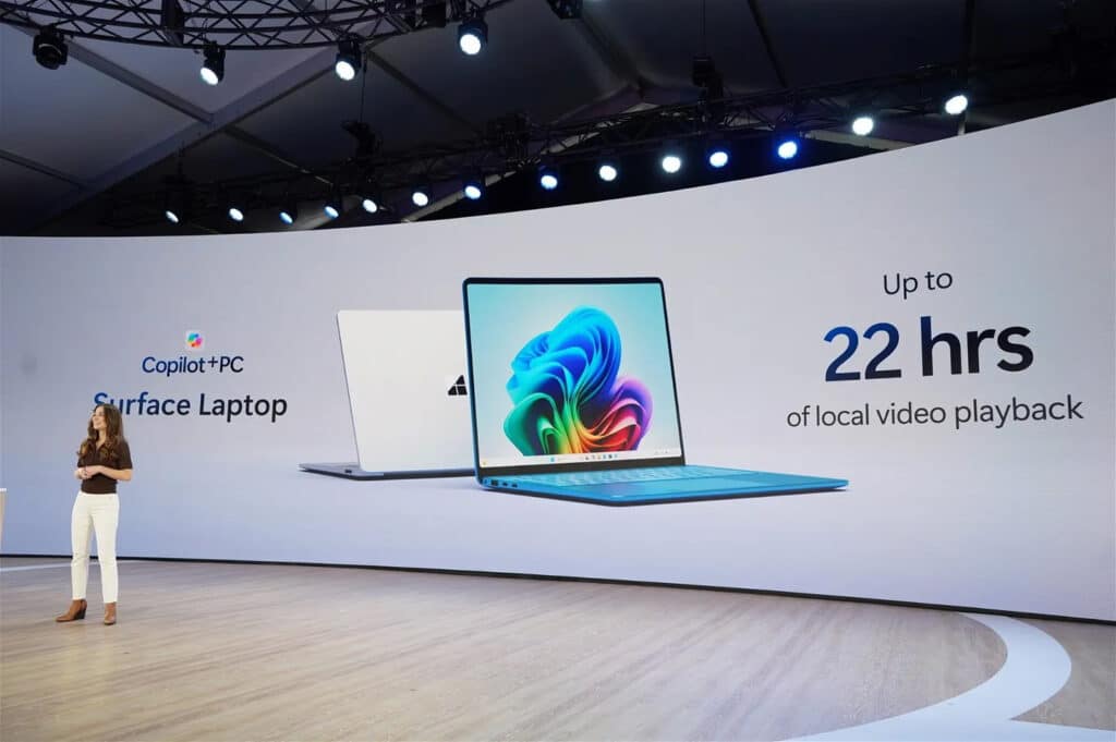 Microsoft представи Surface Laptop, базиран на Arm-процесора Snapdragon X Elite с до 22 часа живот на батерията