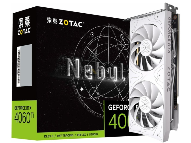 Zotac представи видеокартите GeForce RTX 4070 и RTX 4060 Ti във версии Nebulae, Vespera и Moon