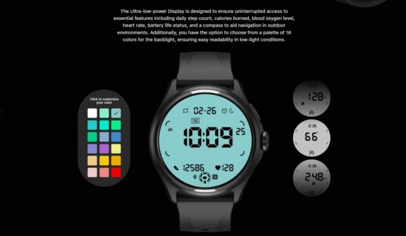 Представен е смарт часовникът Mobvoi TicWatch Pro 5 Enduro с два екрана, Snapdragon W5+ Gen 1 и Wear OS