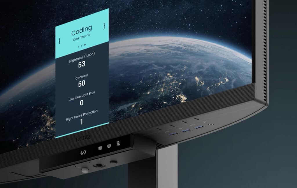 BenQ представи монитори за програмисти със специален режим за показване на код