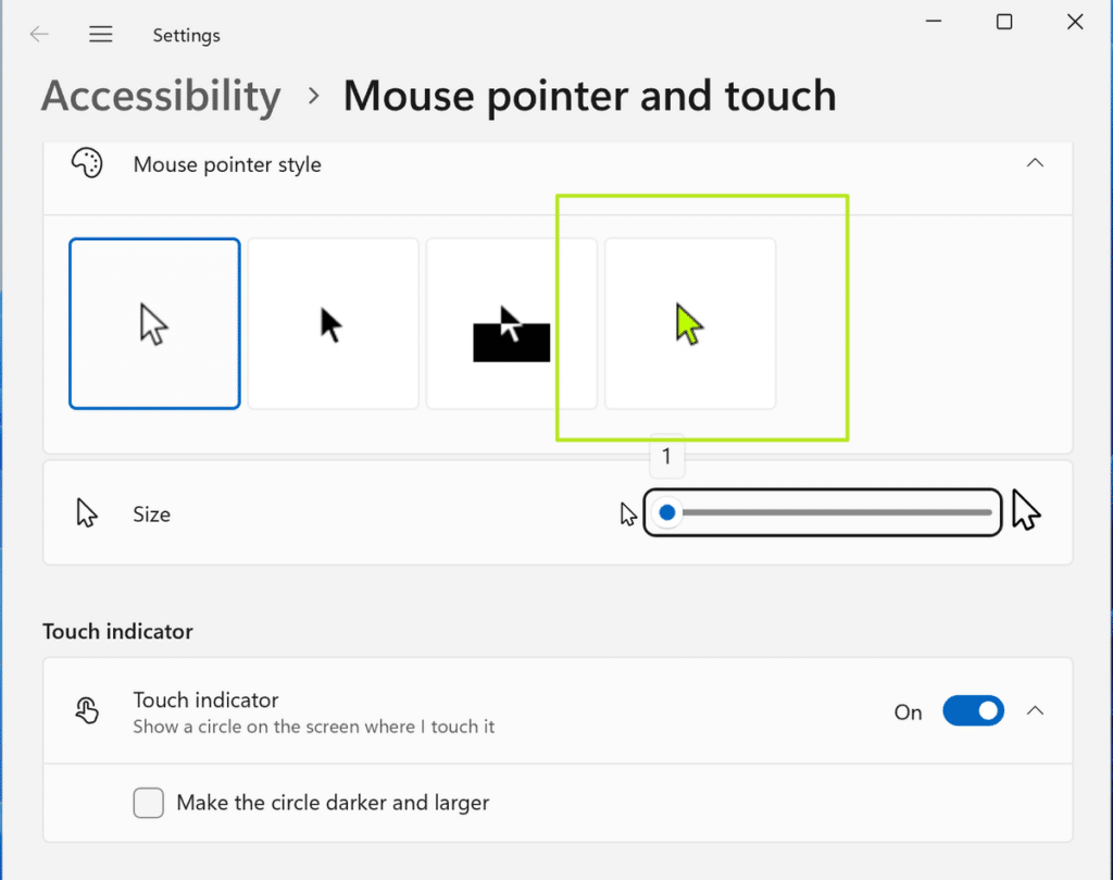Как да промените размера и цвета на курсора на мишката в Windows 10 и 11