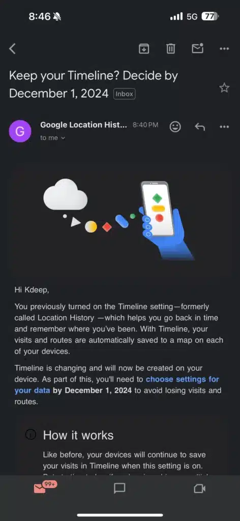 Хронологията на Google Maps вече се съхранява в смартфона ви: как да не загубите историята на пътуванията си онлайн