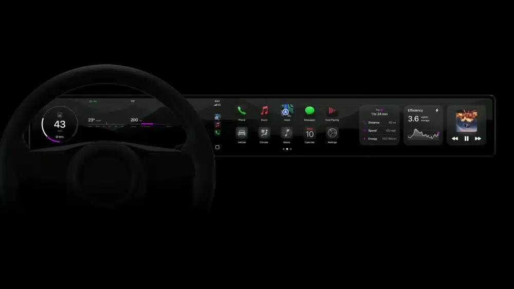 Apple показа обновения CarPlay с поддръжка на множество екрани