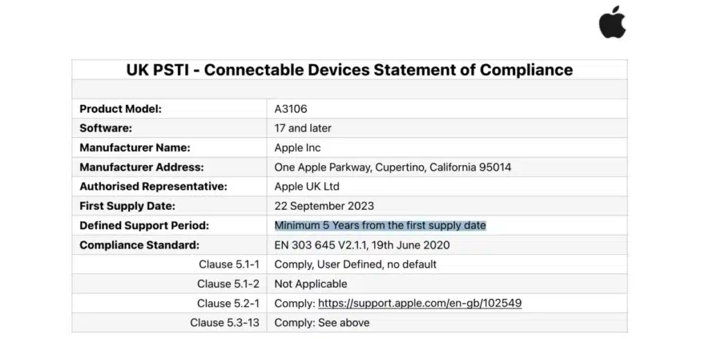 Apple обещава две години по-малко поддръжка за своите флагмани от Google и Samsung