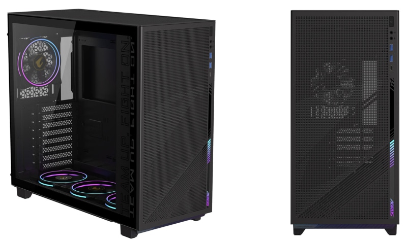 Gigabyte представи стъкления корпус Aorus C400 с голям страничен прозорец и перфориран преден панел