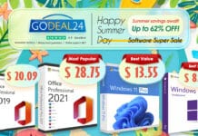 Лятната разпродажба на Godeal24: най-новият софтуер на Microsoft при съвсем ниска цена от $8