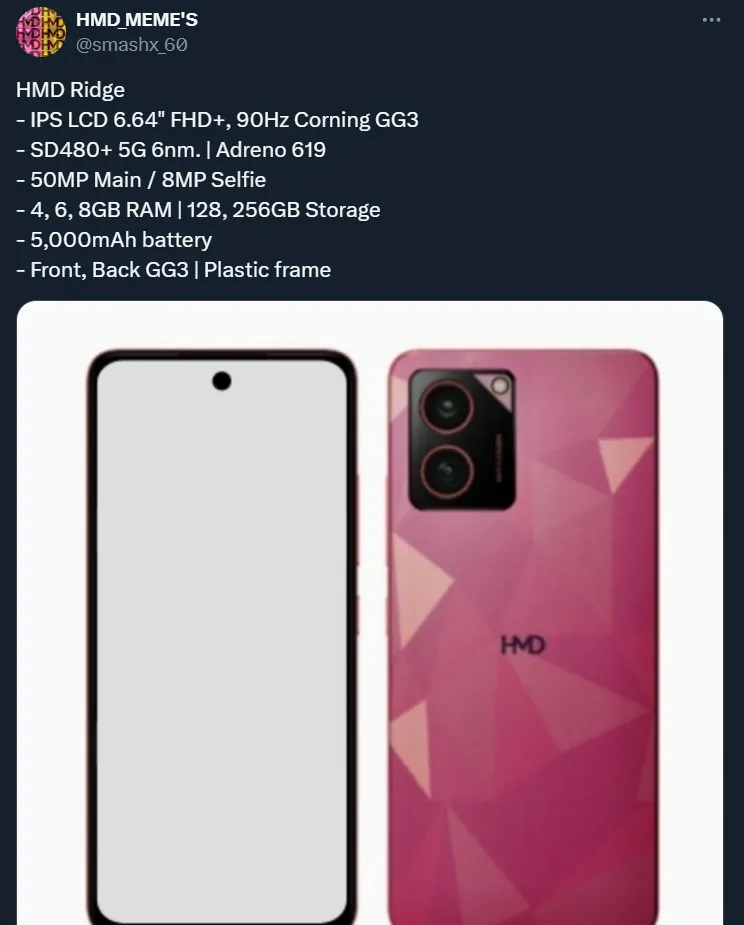HMD Skyline е Android-смартфон, вдъхновен от дизайна на Nokia Lumia, с цена €459
