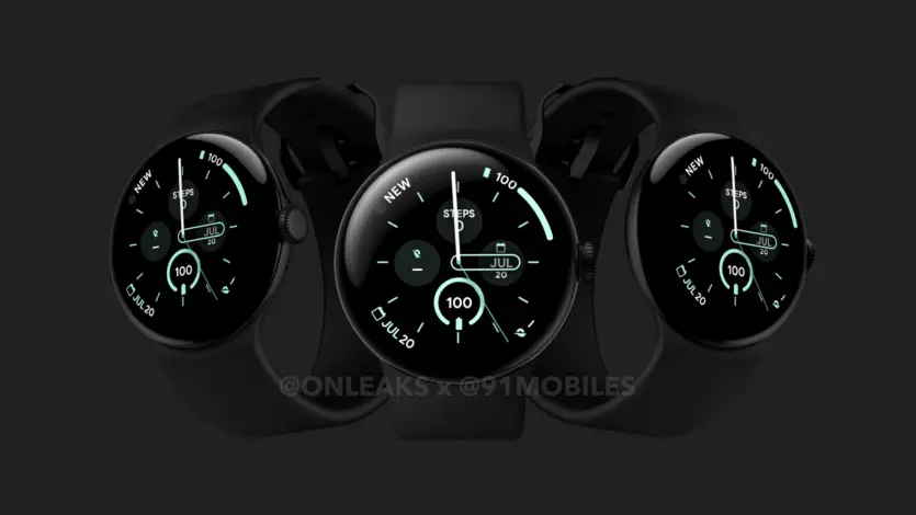 Рендери на Google Pixel Watch 3 показват по-малки рамки и увеличена дебелина в сравнение с предшественика