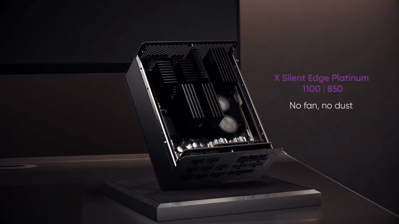 Cooler Master пусна 850-ватово захранване с пасивно охлаждане – към него се дава и 27“ геймърски монитор