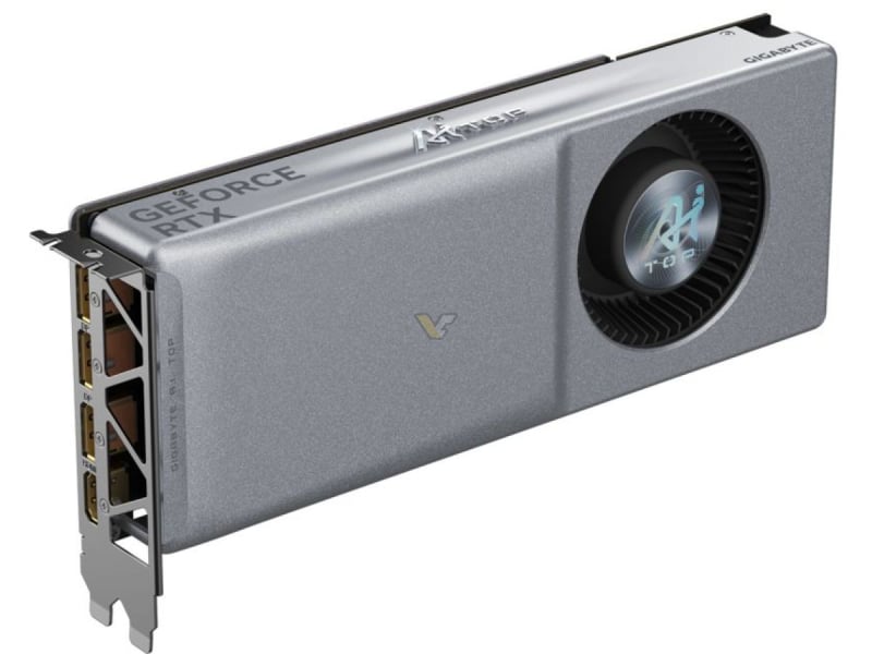 Gigabyte представи видеокартата GeForce RTX 4070 Ti Super AI TOP с „турбина“ за AI-системите