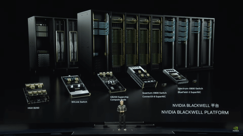 NVIDIA представи ускорителите GB200 NVL2, платформите HGX B100/B200 и анонсира екосистемата от следващо поколение Vera Rubin
