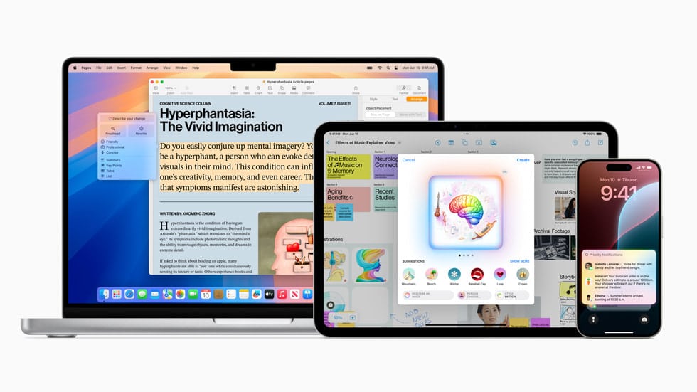 Ето кои модели iPhone, iPad и Mac ще могат да се възползват от ИИ-функциите на Apple