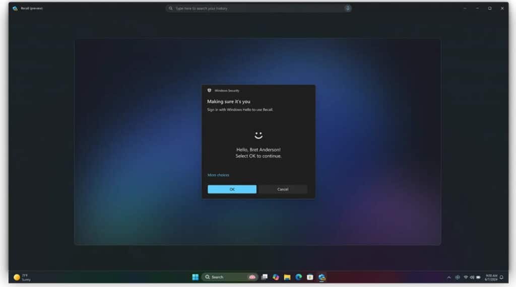 Microsoft промени спорната функция Recall – тя няма да прави снимки на екрана без разрешение на потребителя