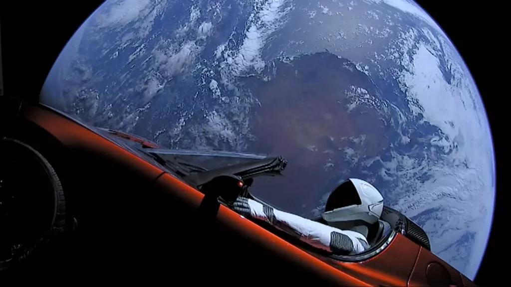 Ето къде се намира сега Tesla-та, която беше изстреляна в космоса преди 6 години