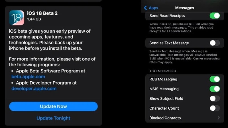 Най-накрая: Apple активира RCS на iPhone в последната бета на iOS 18, но функцията все още не работи при всички