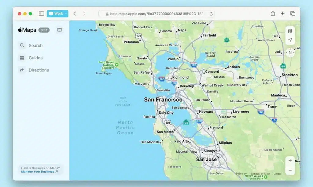 Apple пусна уеб-версия на Apple Maps за MacOS и Windows