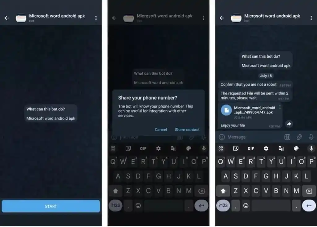 Малуер за Android използва хиляди Telegram-ботове за кражбите на SMS