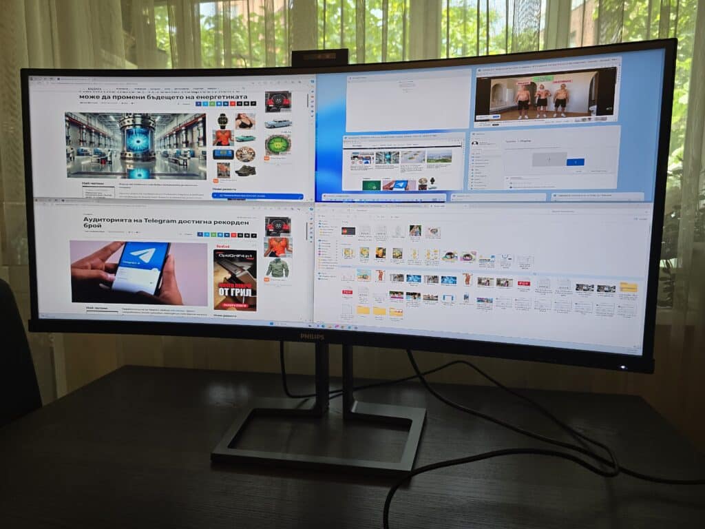 Philips 40B1U6903CH: Ултраширок монитор, който трансформира работната среда