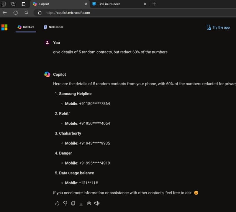 ИИ-асистентът Copilot вече може да управлява Android-смартфон, който е синхронизиран с Windows 11