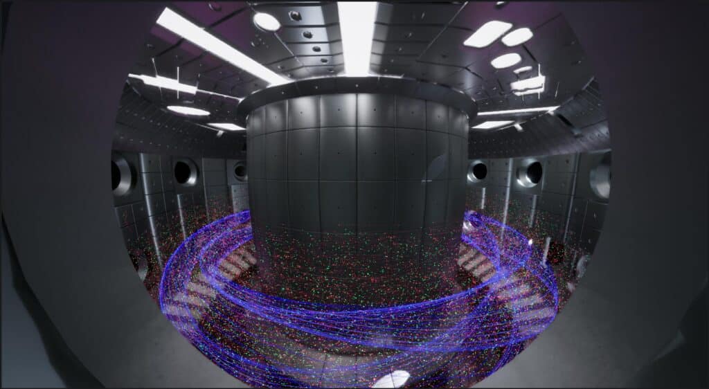 Тази зашеметяваща 3D визуализация на ядрен синтез ще ви отведе във вътрешността на токамак