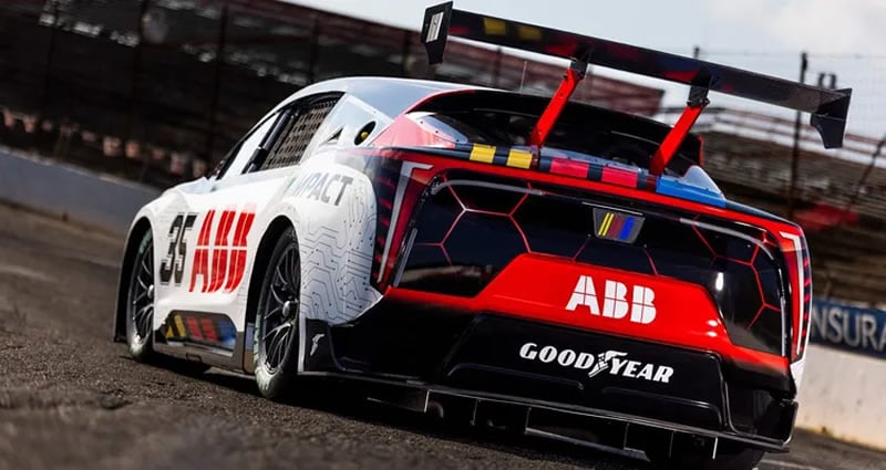 NASCAR представи прототип на състезателен електромобил с 1341 к.с. и батерия с течно охлаждане