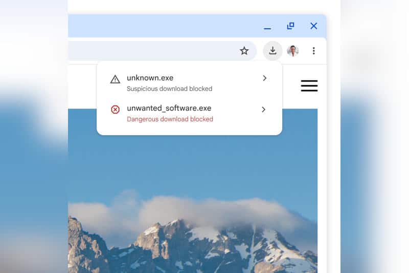 Chrome ще може да проверява защитени с парола подозрителни файлове, но ще трябва да въведете паролата