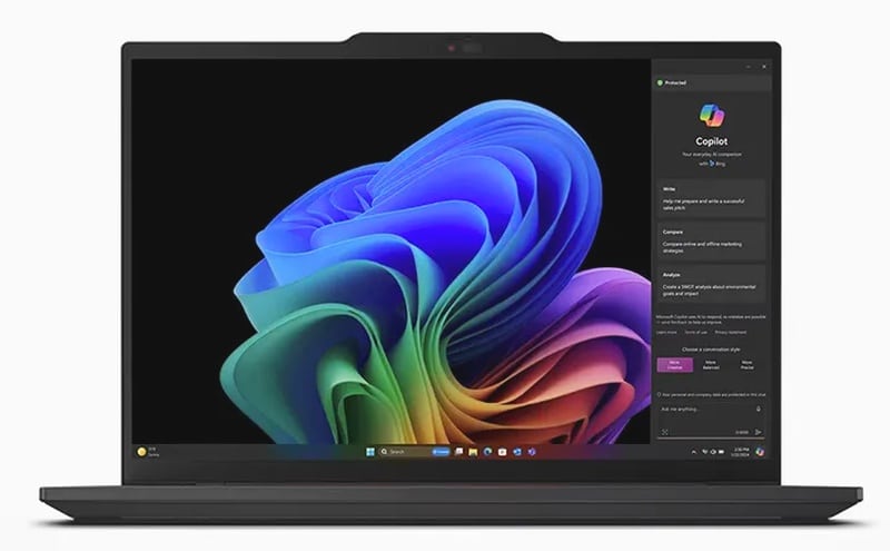 Lenovo представи лаптопа ThinkPad T14s с автономност и до 29 часа и процесор Snapdragon X Elite на Qualcomm