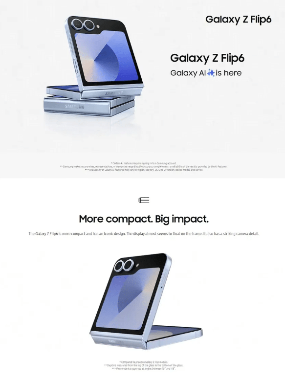 Пълните спецификации на Samsung Galaxy Z Fold6 и Z Flip6 са разкрити седмица преди анонса им