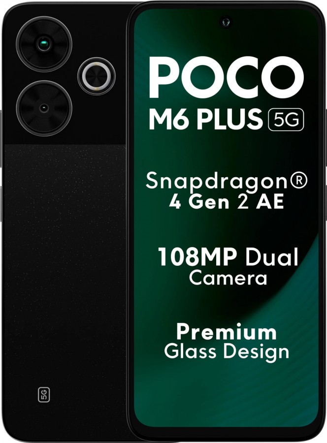 Само за 0: Представиха Poco M6 Plus с чип Snapdragon 4 Gen 2 AE, 108 MP камера, 120 Hz екран и HyperOS на Xiaomi