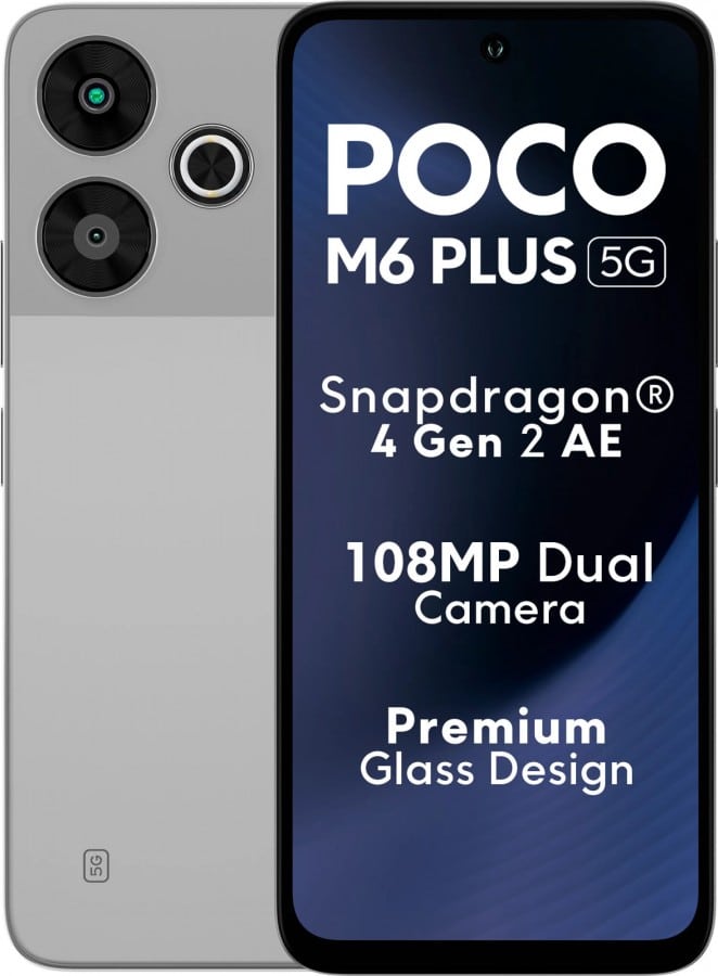Само за 0: Представиха Poco M6 Plus с чип Snapdragon 4 Gen 2 AE, 108 MP камера, 120 Hz екран и HyperOS на Xiaomi