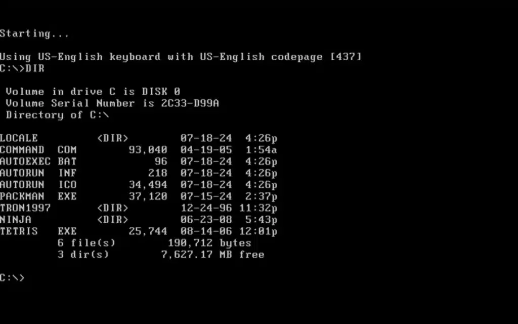 Ютубър подкара MS-DOS директно на съвременен хардуер, с което демонстрира невероятната обратна съвместимост на x86