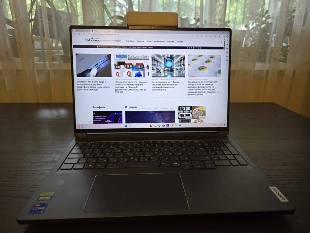 Lenovo ThinkBook 16p Gen 5 с Magic Bay: Перфектният лаптоп за хибридна работа и творчество