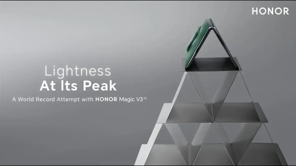 Тънкият сгъваем смартфон Honor Magic V3 постави нов световен рекорд на Гинес (видео)