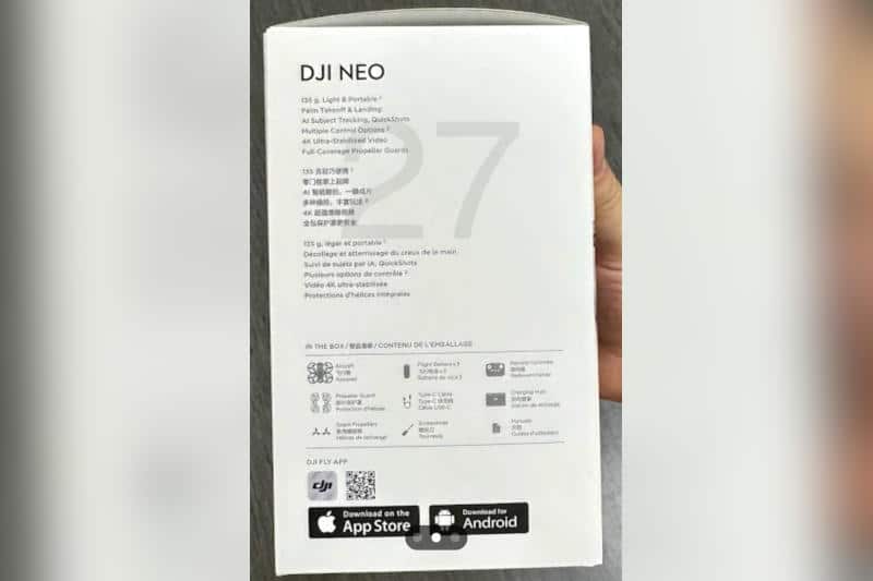 DJI ще пусне на пазара Neo – много лек и малък дрон на цена от около 0