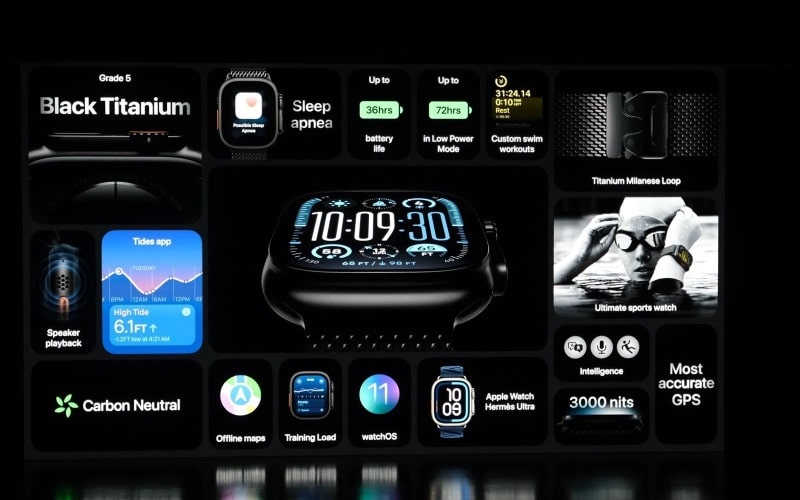 Apple представи смарт часовника Watch Ultra 2 в нов черен цвят и с нови функции