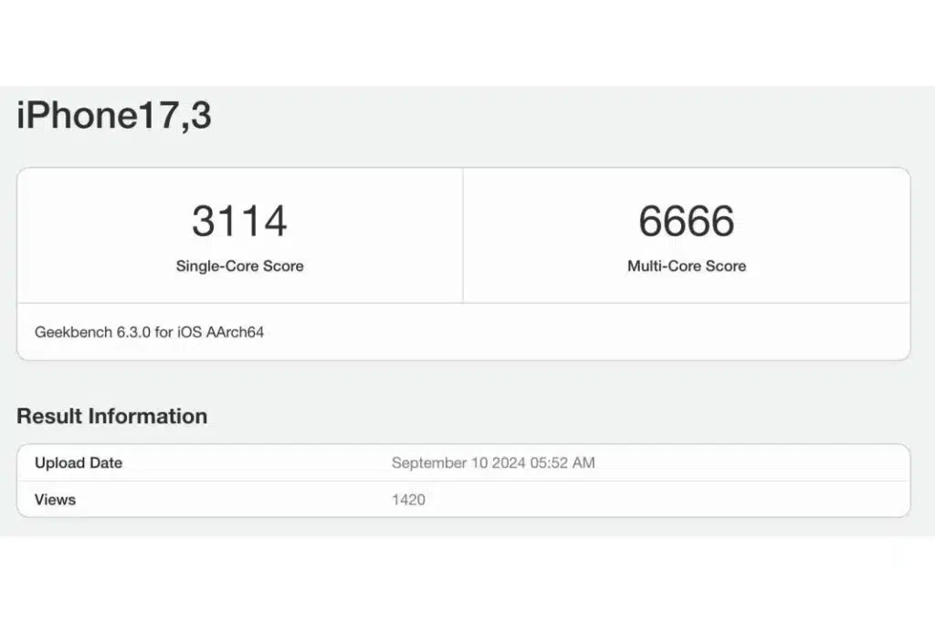 iPhone 16 Pro с чипа A18 се появи в Geekbench: резултатите от теста са разочароващи