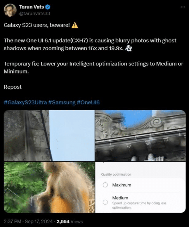 Собствениците на Samsung Galaxy S23 Ultra останаха без актуализация: всичко е заради камерата