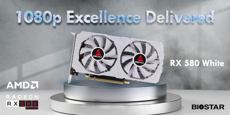 Biostar неочаквано пусна бяла версия на Radeon RX 580 2048SP – беше нова преди 6 години