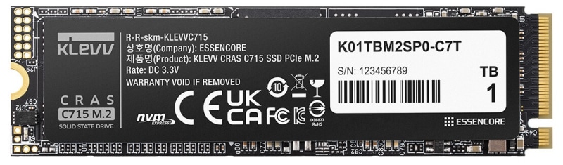 Klevv представи SSD Genuine G560 PCIe 5.0 със скорост до 14 000 MB/s и CRAS C715 от стандарта PCIe 3.0