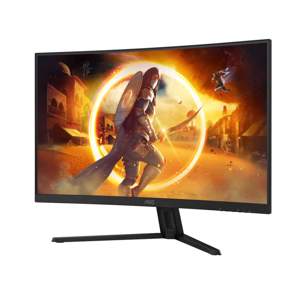 Серията AOC GAMING G4 представя елегантни извивки и ненадминати спецификации