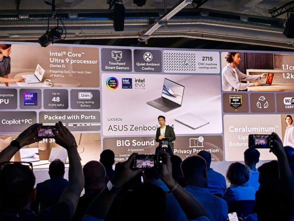 ASUS представя ново поколение AI компютри с Intel Core Ultra на IFA 2024: от ултратънки Zenbook до мощния NUC 14 Pro AI