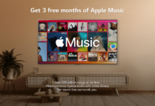 LG предлага безплатен 3-месечен абонамент за Apple Music за потребителите на Smart телевизори