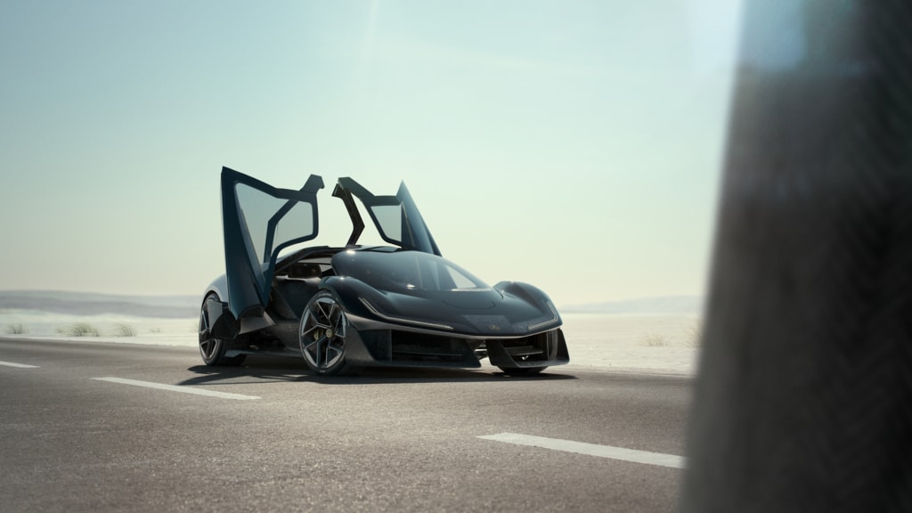 Lotus представи Theory 1 – концептуален електрически спортен автомобил с 1000 к.с. и тегло само 1600 кг