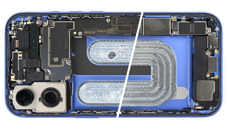 Вижте усъвършенствания процес по подмяна на батерията на iPhone 16 с помощта на електрически ток