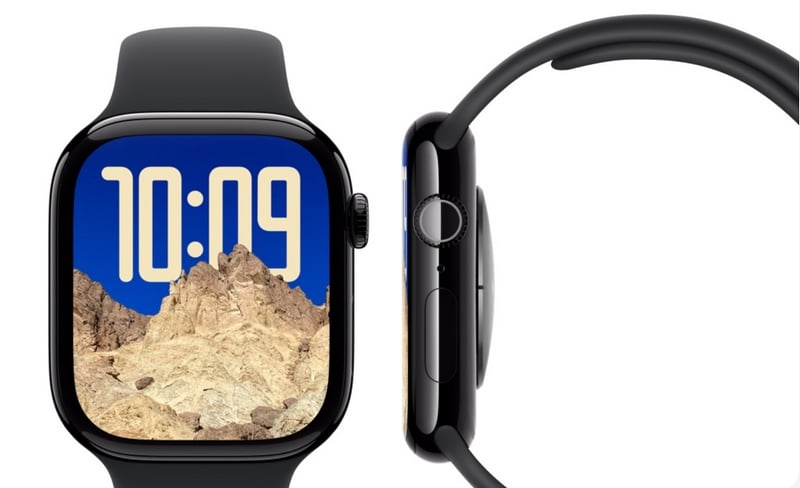 Apple представи смарт часовника Watch Series 10 с по-голям дисплей, по-тънък корпус и бързо зареждане