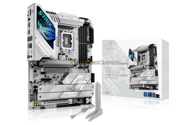 Дънните платки Asus Z890 за процесорите Intel Core Ultra 200K се появиха на изображения