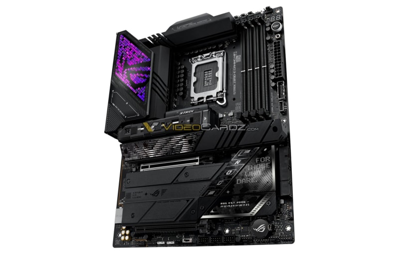 Дънните платки Asus Z890 за процесорите Intel Core Ultra 200K се появиха на изображения