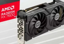 Asus представи графичната карта Radeon RX 7600 Dual EVO OC